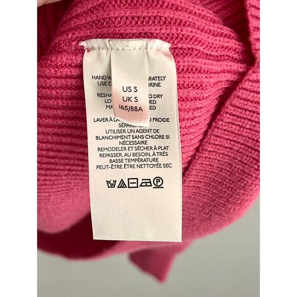 Free People Softly Structured Tunic Sweater Cotton Candy Pink Women's Size S - Picture 9 of 10